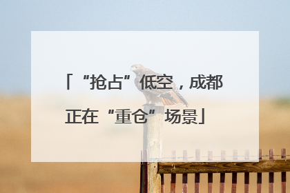 “抢占”低空，成都正在“重仓”场景