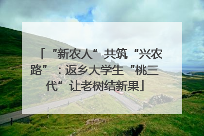 “新农人”共筑“兴农路”：返乡大学生“桃三代”让老树结新果