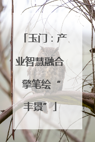 玉门：产业智慧融合 擎笔绘“丰景”