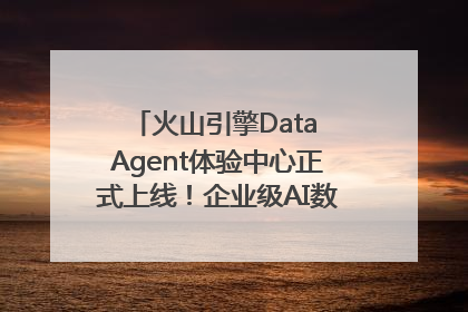 火山引擎Data Agent体验中心正式上线！企业级AI数据专家触手可及