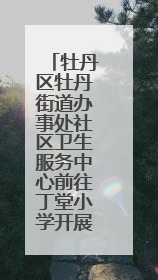 牡丹区牡丹街道办事处社区卫生服务中心前往丁堂小学开展“四送四进四提升”及无烟日宣传活动