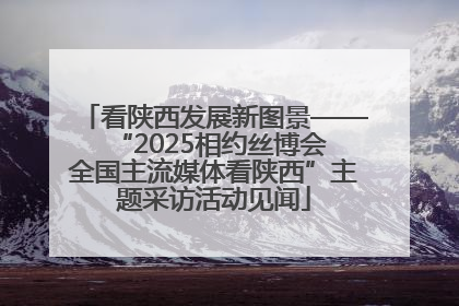 看陕西发展新图景——“2025相约丝博会 全国主流媒体看陕西”主题采访活动见闻
