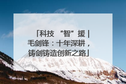 科技 “智”援｜毛剑锋：十年深耕，铸剑铸造创新之路