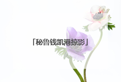 秘鲁钱凯港掠影