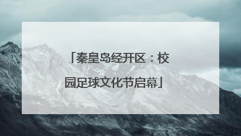 秦皇岛经开区：校园足球文化节启幕