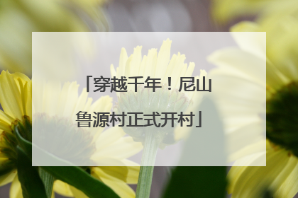 穿越千年！尼山鲁源村正式开村