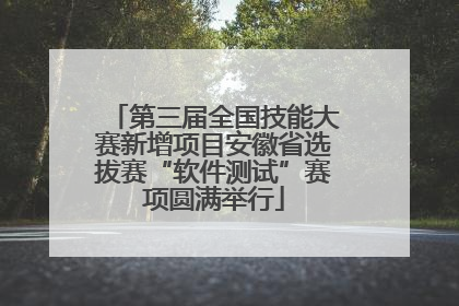第三届全国技能大赛新增项目安徽省选拔赛“软件测试”赛项圆满举行