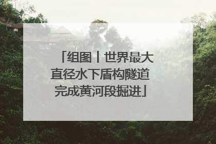 组图丨世界最大直径水下盾构隧道完成黄河段掘进