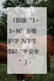 保康“1+3+N”多维护学 为学生撑起“平安伞”