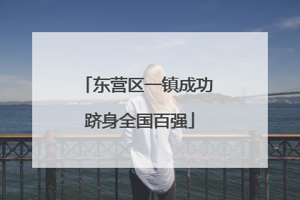 东营区一镇成功跻身全国百强