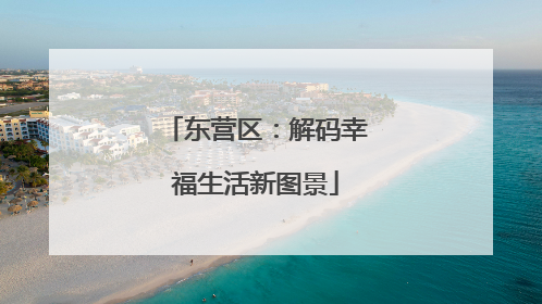 东营区：解码幸福生活新图景