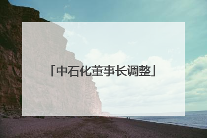 中石化董事长调整