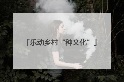 乐动乡村“种文化”