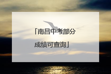 南昌中考部分成绩可查询