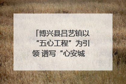 博兴县吕艺镇以“五心工程”为引领 谱写“心安城市”建设新篇章