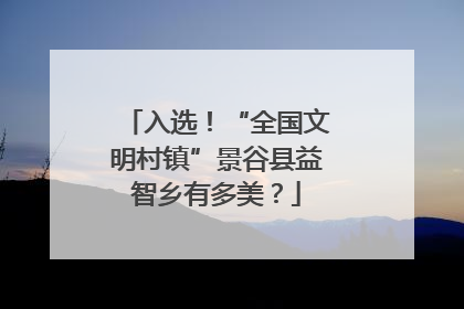 入选!“全国文明村镇”景谷县益智乡有多美?