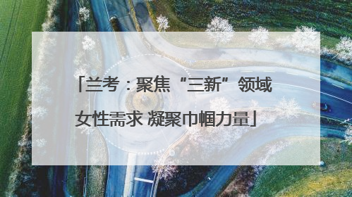 兰考：聚焦“三新”领域女性需求 凝聚巾帼力量