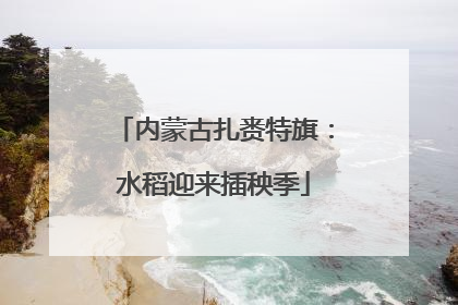 内蒙古扎赉特旗：水稻迎来插秧季