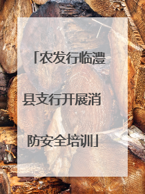 农发行临澧县支行开展消防安全培训