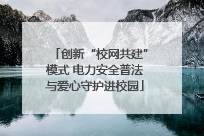 创新“校网共建”模式 电力安全普法与爱心守护进校园