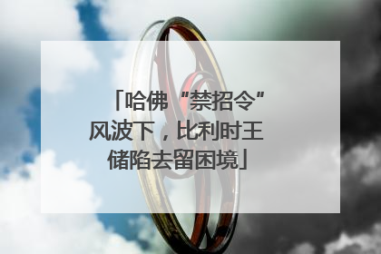 哈佛“禁招令”风波下，比利时王储陷去留困境