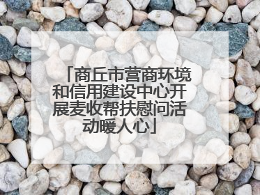 商丘市营商环境和信用建设中心开展麦收帮扶慰问活动暖人心