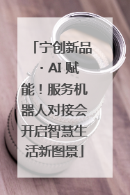 宁创新品・AI 赋能！服务机器人对接会开启智慧生活新图景