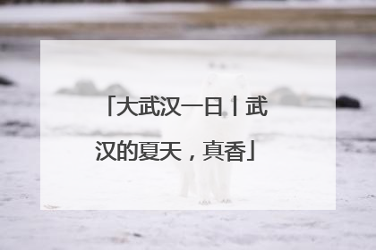 大武汉一日丨武汉的夏天，真香