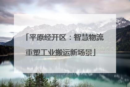 平原经开区：智慧物流重塑工业搬运新场景