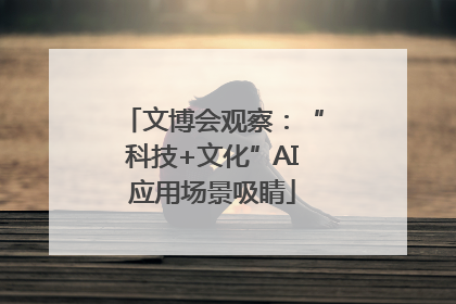 文博会观察：“科技+文化”AI应用场景吸睛