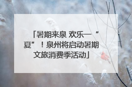 暑期来泉 欢乐一“夏”！泉州将启动暑期文旅消费季活动