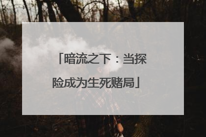 暗流之下：当探险成为生死赌局