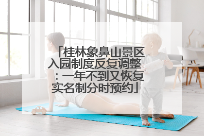 桂林象鼻山景区入园制度反复调整：一年不到又恢复实名制分时预约