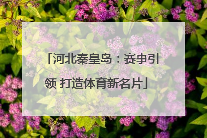 河北秦皇岛：赛事引领 打造体育新名片