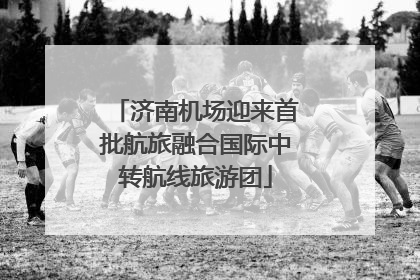 济南机场迎来首批航旅融合国际中转航线旅游团