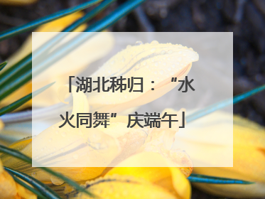 湖北秭归：“水火同舞”庆端午