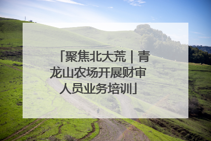 聚焦北大荒｜青龙山农场开展财审人员业务培训