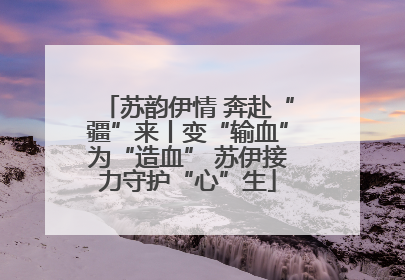 苏韵伊情 奔赴“疆”来丨变“输血”为“造血” 苏伊接力守护“心”生