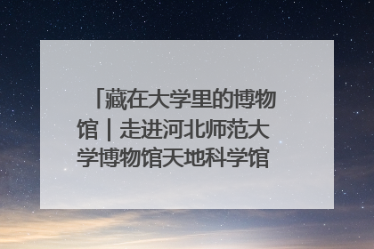 藏在大学里的博物馆｜走进河北师范大学博物馆天地科学馆：在校园里赴一场“宇宙之约”