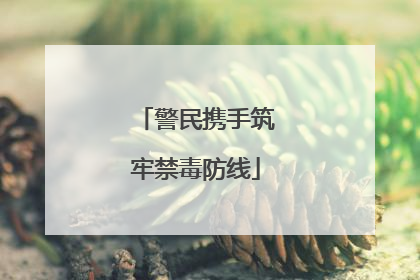 警民携手筑牢禁毒防线