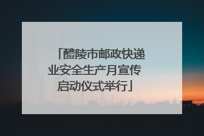 醴陵市邮政快递业安全生产月宣传启动仪式举行
