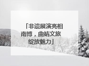 非遗展演亮相南博，曲靖文旅绽放魅力