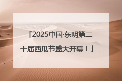 2025中国·东明第二十届西瓜节盛大开幕！