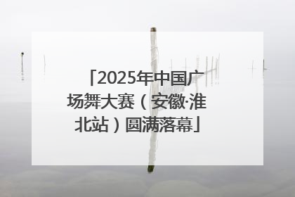 2025年中国广场舞大赛（安徽·淮北站）圆满落幕